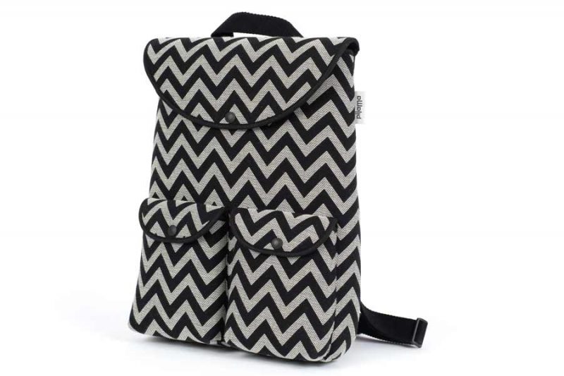 Zaino Pocket Zigzag BlackZaino Pocket Zigzag Black