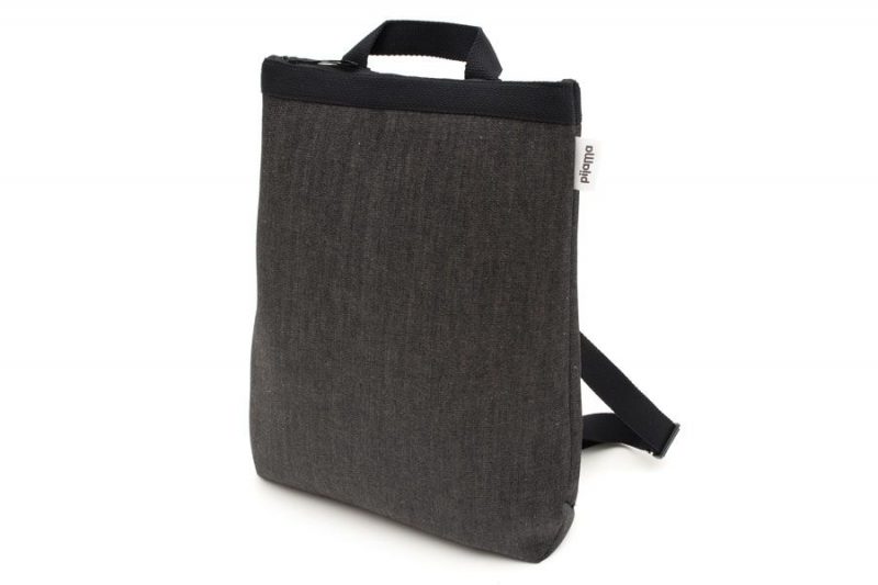 Zaino Minimal Denim BlackZaino Minimal Denim Black