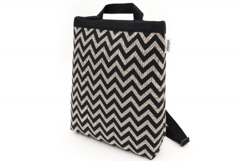 Zaino Minimal Zigzag BlackZaino Minimal Zigzag Black