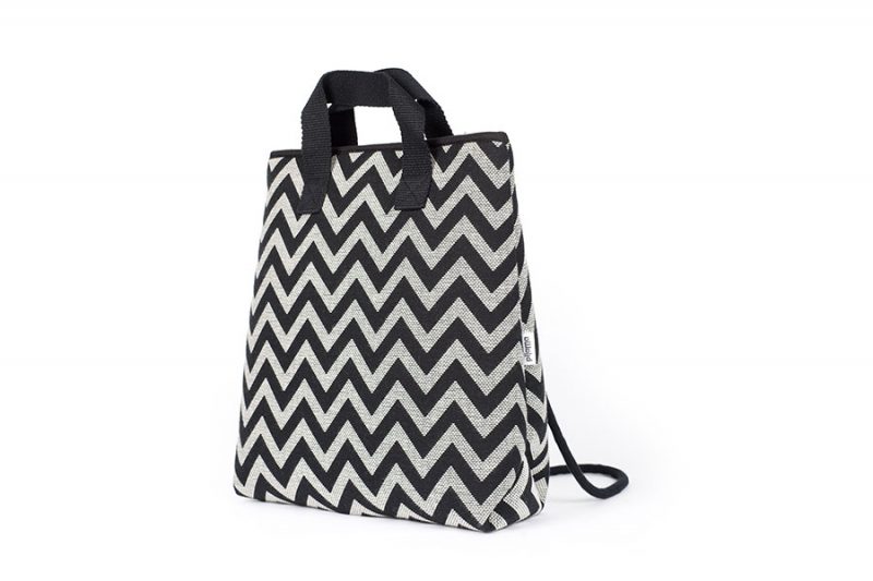 Zaino Borsa String Zigzag BlackZaino Borsa String Zigzag Black