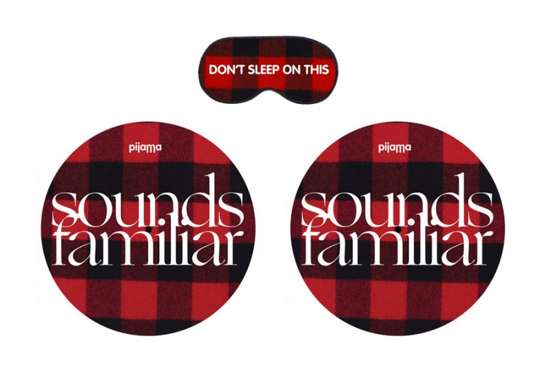 Slipmats per giradischi + mascherina in Buffalo RedSlipmats per giradischi + mascherina in Buffalo Red