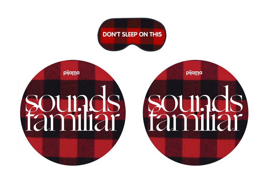 Slipmats + Eye Mask in Buffalo Red Slipmats + Eye Mask in Buffalo Red