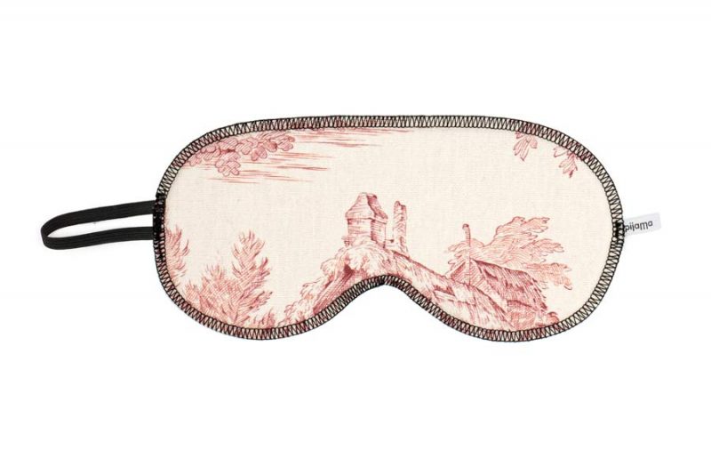 Mascherina Occhi Toile de Jouy RedMascherina Occhi Toile de Jouy Red