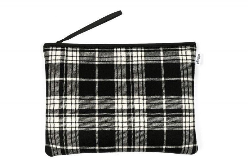 Pochette L Tartan BlackPochette L Tartan Black